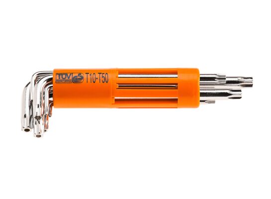 Klucze Torx długie T10 - T50, zestaw 8 sztuk NEO