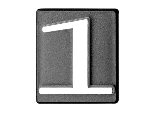 Cyfra "1" INV grafit