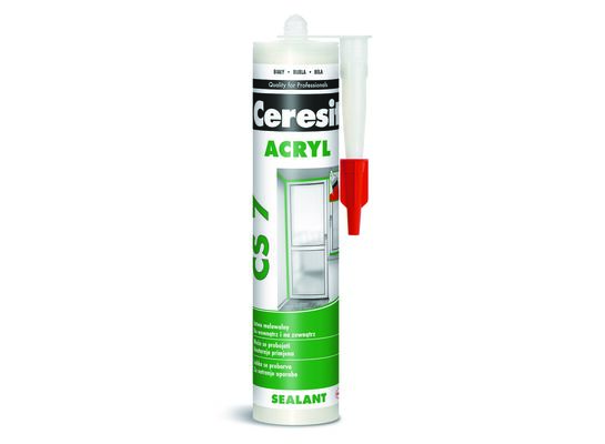 Uszczelniacz akrylowy CS7 biały 280 ml Ceresit