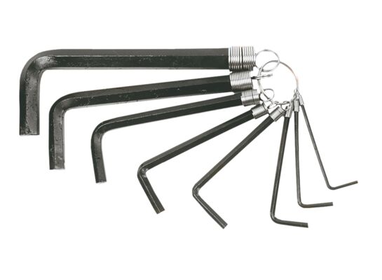 Klucz sześciokątny 2,0 - 10 mm, zestaw 8 sztuk Top Tools