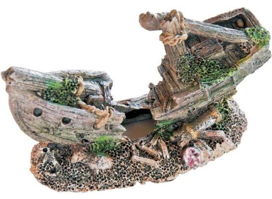 Ozdoba akwariowa statek happet