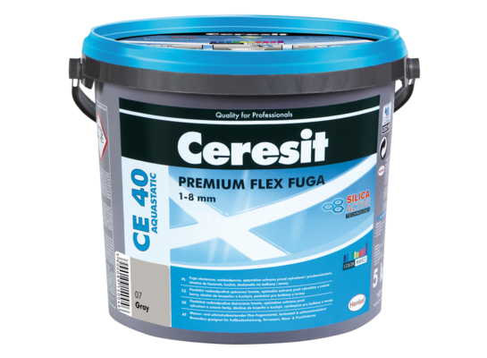 Fuga elastyczna CE 40 Color Perfect szary 5 kg Ceresit