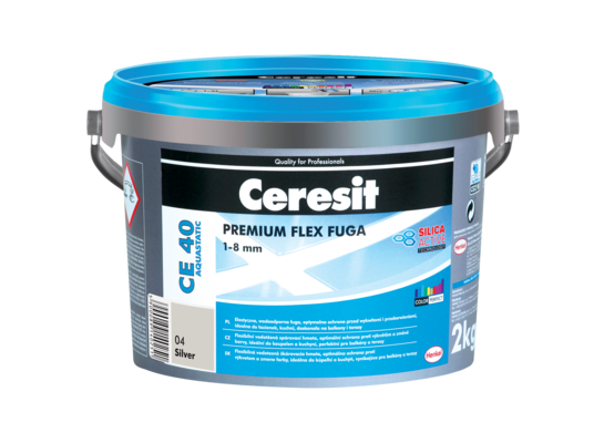 Fuga elastyczna CE 40 Color Perfect silver 2 kg Ceresit