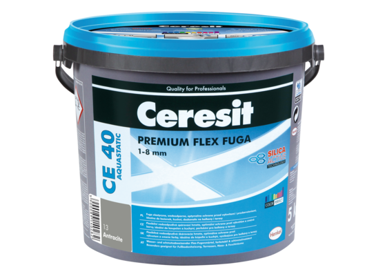 Fuga elastyczna CE 40 Color Perfect antracite 5 kg Ceresit