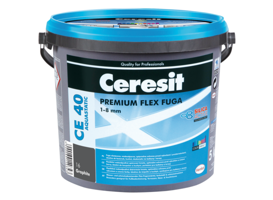 Fuga elastyczna CE 40 Color Perfect graphite 5 kg Ceresit