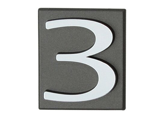 Cyfra "3" INV grafit