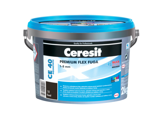 Fuga elastyczna CE 40 Color Perfect coal 2 kg Ceresit