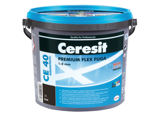 Fuga elastyczna CE 40 Color Perfect coal 5 kg Ceresit