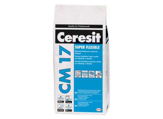 Elastyczna zaprawa klejąca CM17 Super Flexible 5 kg Ceresit