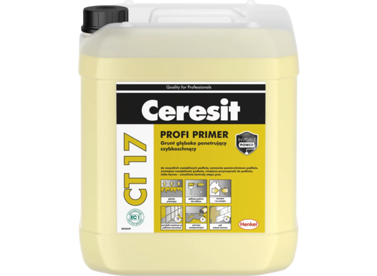 Głęboko penetrujący grunt bezrozpuszczalnikowy CT 17 5 l Ceresit