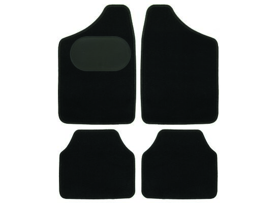 Dywanik uniwersalny 9901-2 tekstylny czarny POLGUM