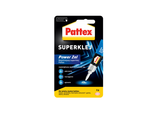 Klej błyskawiczny S.O.S. Super Klej Power Żel 2 g Pattex 