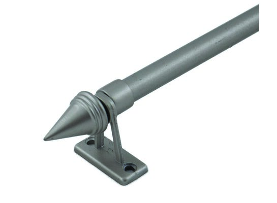 Karnisz MINI ZEUS Ø10, 40 cm stożek satyna