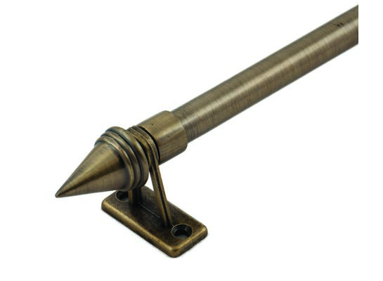 Karnisz MINI ZEUS Ø10, 40 cm stożek złoto