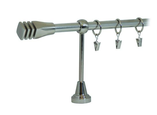 Karnisz pojedynczy HEFAJSTOS PLUS Ø16, 240 cm versus nikiel