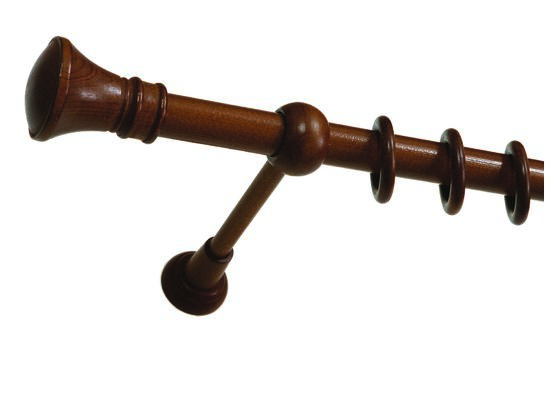 Karnisz pojedynczy HELIOS Ø25, 240 cm dąb