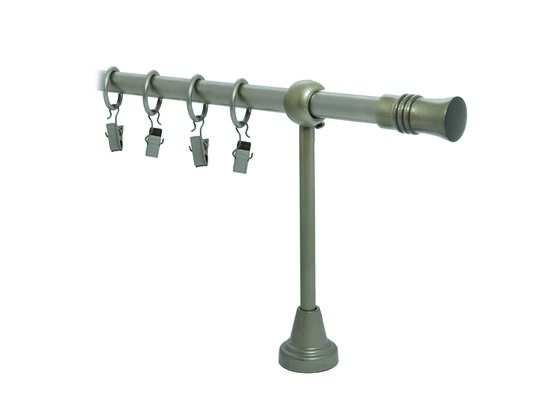 Karnisz pojedynczy NOKAUT Ø16, 240 cm cylinder satyna