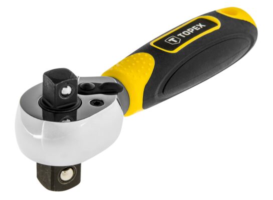 Grzechotka krótka podwójna 1/2" x 3/8", 135 mm TOPEX