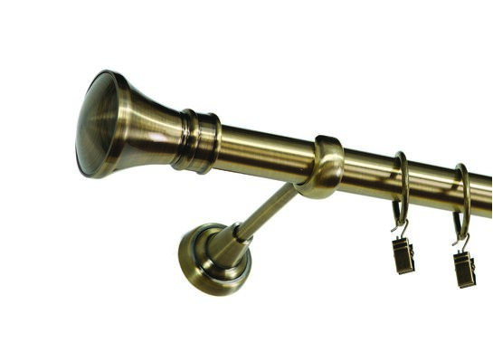 Karnisz pojedynczy ZEUS Ø25, 200 cm colloseum złoto