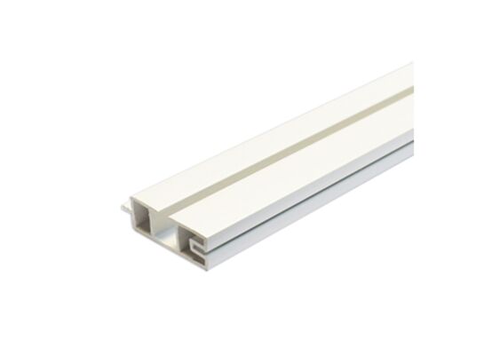 Profil karniszowy PCV I-biegowy 250 cm biały