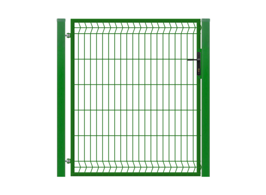 Furtka 3D ocynk zielony 100 x 120 cm komplet lewa Polbram