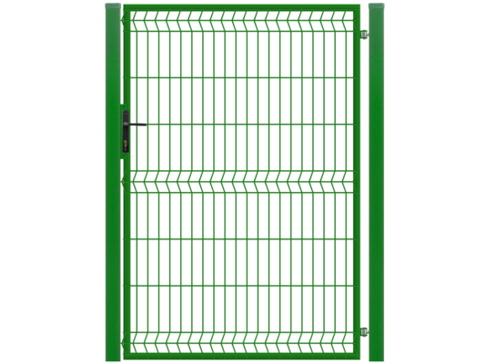 Furtka 3D ocynk zielony 100 x 150 cm komplet prawa Polbram