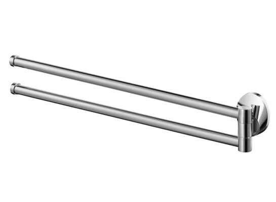 Wieszak 2-ramienny Emotion chrom/satyn, nikiel