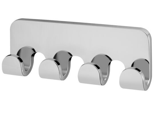 Wieszak 4-hak Natura chrom