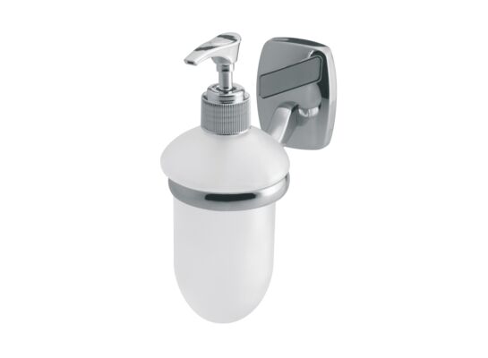 Dozownik mydła z uchwytem Oregon chrom