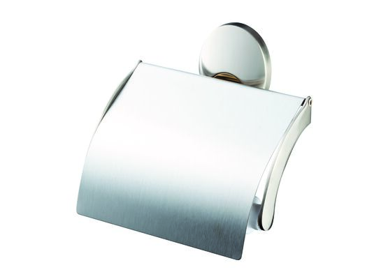 Uchwyt WC z klapką Satyn Passion nikiel/złoto