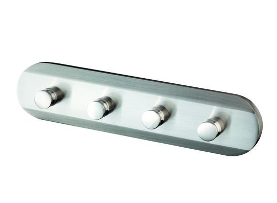 Wieszak 4-hak Satyn Passion nikiel/złoto