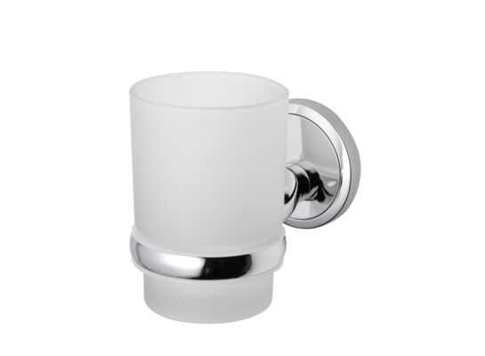 Szklanka z podstawką Seduction chrom