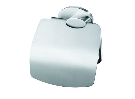 Uchwyt WC z klapką Side satyn/nikiel