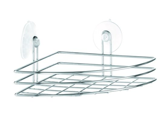 Półka narożna pojedyncza Niagara chrom