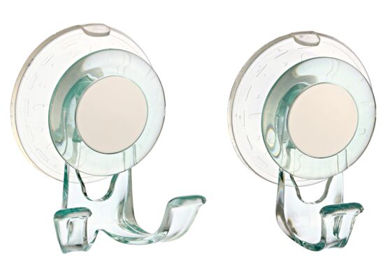 Wieszaczek pojedynczy i podwójny Geco transparentny zielony