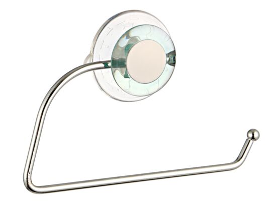 Uchwyt WC prosty Geco transparentny zielony