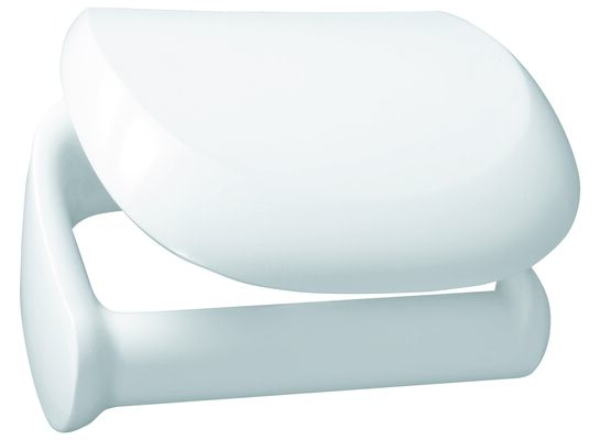 Uchwyt WC z klapką Athena biały