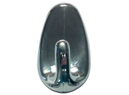 Wieszaczek samoprzylepny metal 2 sztuki chrom