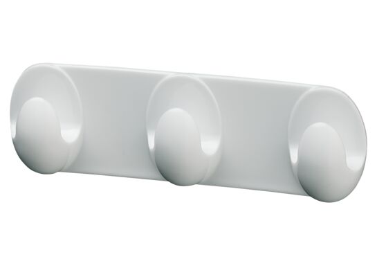 Wieszak listwa 3-hakowa biały