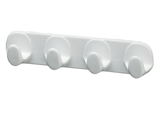 Wieszak listwa 4-hakowa biały