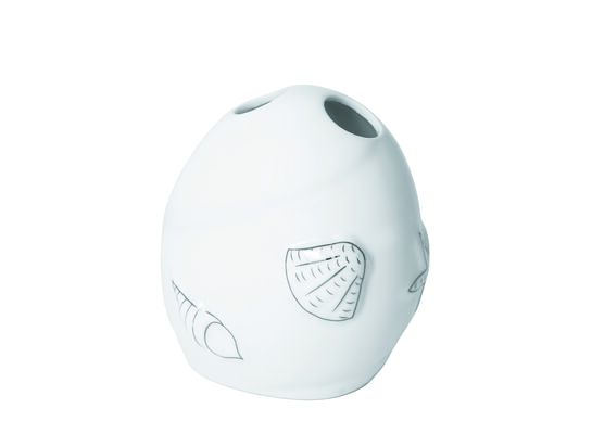 Pojemnik na szczoteczki Beach biały