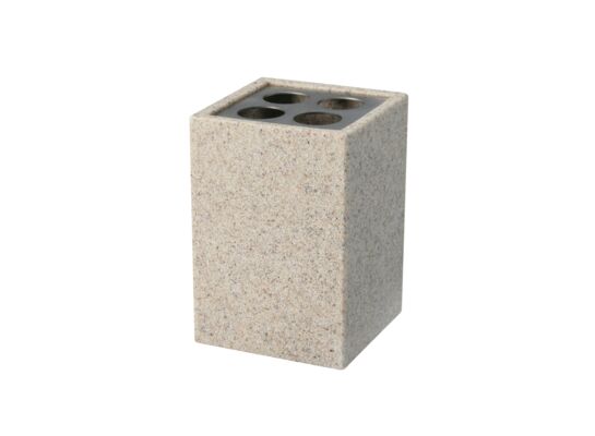 Pojemnik na szczoteczki Sand piaskowy