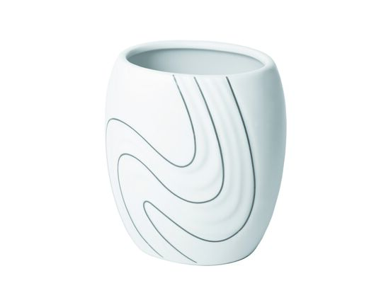 Kubek kosmetyczny Wave biały