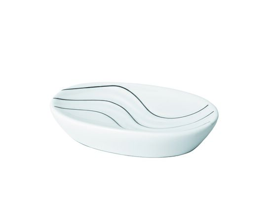 Mydelniczka Wave biały