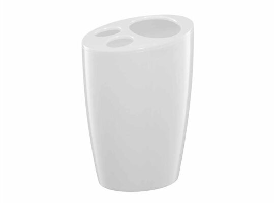 Pojemnik na szczoteczki Pop biały