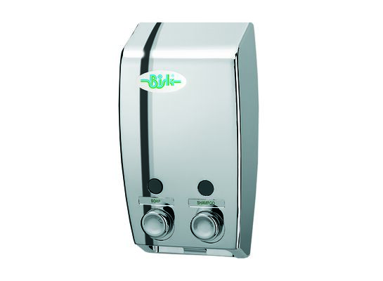 Dystrybutor mydła podwójny chrom