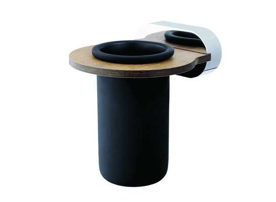 Szklanka pojedyncza Bergen drewno/chrom