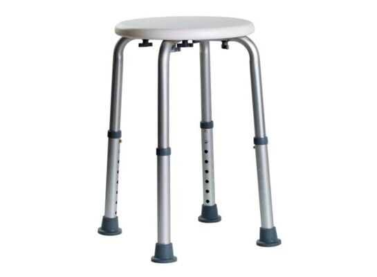Taboret okrągły "Pro" Biały