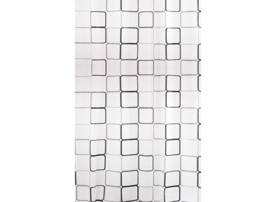 Zasłonka Peva Malta 2 200 x 180 cm czarno-biały