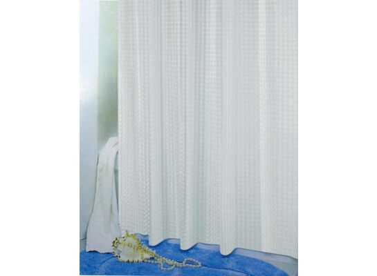 Zasłonka prysznicowa Eva 3D Glass 180 x 200 cm transparentny